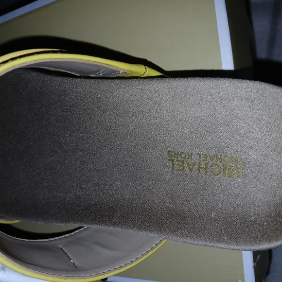 Michael Kors Yellow Women's Sandals - Picture 5 of 6